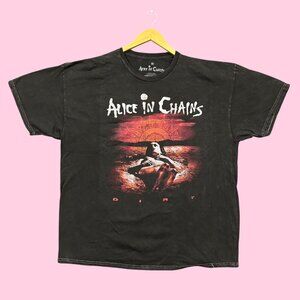 Alice In Chains Dirt Est 1987 Rock Band Mineral Wash Tee 2X